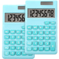 Miniatyrbillede 1 af 5: 2 stk. Basic Standard Lommeregnere Mini Digital Desktop Lommeregner med 8-cifret LCD-skærm