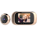 Miniatyrbillede 1 af 5: Digital Dørklokke - 2.8'' - LCD Skærm - Nattesyn - Digital Dørmonitor Guld