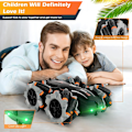 Miniatyrbillede 3 af 5: Fjernbetjente biler, RC-driftbiler til drenge og piger i alderen 3 5 4 7 8 12, 40 minutters driftstid, 4WD 2,4 GHz RC-biler genopladelige, 360° rotation, 45° drift