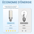 Miniatyrbillede 4 af 5: LED Majs Pære E27 Koldt Hvid 6000K, 1800LM, Svarer til 200W Halogen Pære, Majs Pære E27 Led Lys, (Ikke-Dæmpbar, 3-Pak)