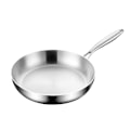 Miniatyrbild 1 av 4: Professionell stekpanna 28 cm induktion - 316 rostfritt stål - obelagd panna, ugnsfast - lämplig för gasspisar, induktion