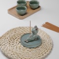 Miniatyrbillede 3 af 5: Røgelseskar, Håndlavet Røgelseskar, Frø Røgelsesholder, Keramisk Røgelseskar