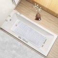 Miniatyrbillede 3 af 5: Badekar måtte 30% Ekstra Lang Bruse måtte Anti-Skridsikker Bade måtte med 200 Sug kopper, 16 x 40 tommer Transparent Clear 16 x 40 in