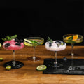 Miniatyrbilde 3 av 4: Margarita-glass, håndblåst cocktailglass for hjem og vertskapsfester