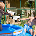 Miniatyrbillede 3 af 5: Elektrisk vandpistol legetøj, automatisk vandspray pistol, elektrisk vandpistol til sommer pool fest strand udendørs aktiviteter (hvid)