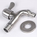 Miniatyrbillede 4 af 5: 304 Rustfrit Stål Hane 1/2' Flow Tap