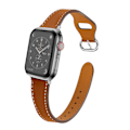Miniatyrbild 1 av 5: Rem för Apple Watch 42/44/45mm Konstläder Brun