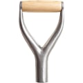 Miniatyrbilde 1 av 5: 31mm indre diameter jern spade håndtak spade D/Y grep håndtak god håndbeskyttelse hage solid jern tilbehør hageverktøy for snøskuffe verktøy