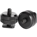 Miniatyrbild 2 av 3: 1/4 tums varm skofäste adapter stativskruv för DSLR-kamerarigg (4-pack)