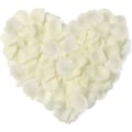 Miniatyrbilde 1 av 4: 1 kg Silke Elfenben Roseblader til Soverommet, Romantiske Kunstige Roseblader, Falske Blader til Bryllup, Bad, Seng, Fest