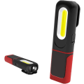 Pikkukuva 1 / 5: Ladattava LED-työvalo, 2-in-1-tarkastusvalo (360 asteen kierto) ja 5 W:n COB LED-taskulamppu magneettijalustalla ja koukkulla