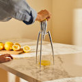 Miniatyrbillede 3 af 5: Citruspresser, Aluminium, Spejlpoleret, Arbejdsbesparende citronpresser