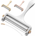 Miniatyrbilde 1 av 5: Rustfritt stål trådostehøvel - Håndholdt ostekutter for cheddar, Gruyere, Raclette, Mozzarella ostblokk, ostekruser (Sølv)