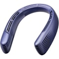 Pikkukuva 1 / 5: Kannettava Hands Free -kaulatuuletin, 2400 mAh ladattava siivuton kaulatuuletin parannetulla ilmavirralla, 3 nopeutta, 360° jäähdytys