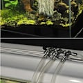 Miniatyrbilde 3 av 4: 2 stk 3-veis akvarium krom metall radmanifold luftlinjekontrollventil luftkran luftfordeler