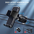 Miniatyrbilde 3 av 5: Biltelefonholder 360 graders roterende bilventilholder for iPhone og Android-smarttelefoner