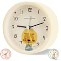 Miniatyrbild 1 av 4: Barnklocka Analog Pojke Flicka Tyst Batteridriven Bordsur Klockor Ingen Ticking Sängbord Stor Funktionsljus för Sovrumskontor (Beige) beige