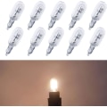 Miniatyrbillede 1 af 5: 10 stk. pære T6.5 bilinstrumentbræt instrumentpanel lys 3W indikatorlys 12V positionslys biltilbehør
