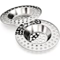 Miniatyrbild 1 av 4: Sats sil, sil för diskho, sil i metall, sil i rostfritt stål, sil för avlopp, sil för hår (2-pack)