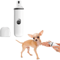 Miniatyrbilde 3 av 3: Elektrisk neglesliper for hund, stillegående klokkeklipper for hunder, smertefri neglfil, egnet for små til store hunder og katter (farge: svart)
