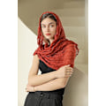Miniatyrbild 4 av 5: Bomullslinne Solid Sjal Wrap Shawl för Kvinnor Herrar (180cmx90cm) Super Stor Storlek - För Alla Säsonger - Perfekt Julklapp