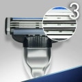 Miniatyrbilde 4 av 4: Pakke med 4 3-lags barberblader, egnet for Geely Feng San Wind Speed 3 barberblader skjeggkutterhode