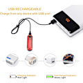 Pikkukuva 2 / 5: USB-ladattava LED-polkupyörän takavalo 2 kpl, kirkas pyörän takavalon turvavilkku