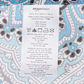 Miniatyrbilde 4 av 5: Dusjforheng i stoff - 72 x 72 tommer, for baderom 72''x72'' Blue/Gray Medallion