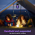 Miniatyrbilde 5 av 5: Myggdreperlampe, 2 i 1 Insektdreper, USB-oppladbar, UV-insektdreper for å avvise møll, fluer, insekter