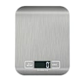 Miniatyrbillede 1 af 4: Køkkenvægt, køkkenvægt, digital køkkenvægt med LCD-display, rustfrit stål, multifunktionel madvægt 5 kg / 11 lbs