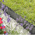 Miniatyrbillede 2 af 4: Klassisk Kantafgrænsning til Græsplæne, Kantafgrænsning, Kantafgrænsning til Blomsterbed, Slåningskant, 9m x 20cm, Sort