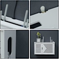 Miniatyrbillede 4 af 5: Wifi Router Opbevaring Væg Hylde - Kabelarrangør