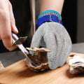 Miniatyrbilde 3 av 5: Anti-kutt hansker arbeids hansker, Anti-kutt kjøkkenhansker (Lx1stk)