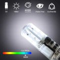 Miniatyrbilde 4 av 5: G4 LED-pære, 12V 2W tilsvarende 20W halogenpære, kaldt hvitt lys 6000K, 180LM, ingen flimmer, energisparende pære for kjøkkenhette, pendellampe,