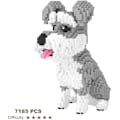 Miniatyrbild 4 av 4: Mikrobyggstenar Mini Pet Building Toy Bricks för barn Big Schnauzer 13.38 x 7.87 x 14.56 inches