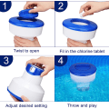 Miniatyrbillede 4 af 5: Flydende pool dispenser, automatisk klordispenser, klordispenser, udendørs flydende dispenser, klordispenser, kemisk dispenser til svømmebassin