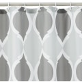 Miniatyrbilde 2 av 5: Dusjforheng i stoff - 72 x 72 tommer, for baderom 72''x72'' Gray/Gray Moroccan