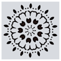 Pikkukuva 2 / 5: Uudelleenkäytettävät Stenssit - Mandala Stenssit DIY-seinätaiteelle ja Scrapbookingille (16 kpl)
