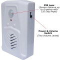 Miniatyrbild 2 av 5: PIR Infraröd Rörelsesensor, Pro Edition med Multi-Track Playback. Ladda ner dina egna MP3-ljudfiler för att spela upp tal, musik eller ljudeffekter