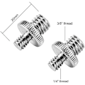 Pikkukuva 2 / 3: 1/4\" uros naar 1/4\" uros 1/4\" uros naar 3/8\" uros kierreadapterit (4 kpl)