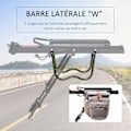 Miniatyrbillede 4 af 5: Cykel Bagagebærer - Universal Bagagebærer - Justerbar Cykelopbevaring - Sort