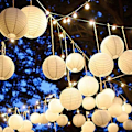 Miniatyrbillede 3 af 5: Ballonlys, 30 stk. Mini LED-lanternelys, batteridrevne mikro-LED-lys til papirlanterner, balloner (varm hvid)