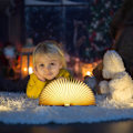 Pikkukuva 3 / 5: Puinen taittuva LED-kirjalampun, 2000 mAh:n ladattavalla akulla, magneettinen kirjalampun