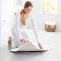 Miniatyrbillede 5 af 5: Memory Foam Bademåtte Skridsikker Absorberende Super Hyggelig Fløjls Badeværelse Tæppe til badeværelse White 17" X 24"