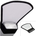 Miniatyrbild 3 av 4: 1 st Flash Diffuser Reflektor Premium Tvåsidig Silver/Vit Böjbar Bounce Flash Reflektor Kit med Elastisk Rem