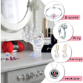 Miniatyrbild 3 av 5: Handformad ringhållare smyckesdisplayhållare, transparent rumsdekor estetisk armband ring klocka stativ smyckeshållare för rumsdekor