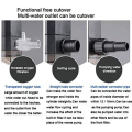 Miniatyrbilde 4 av 5: Fisketankfilter 3 i 1 Fisketank Nedsenkbar Pumpe Vannpumpe 7W (CHJ-1502/25W)