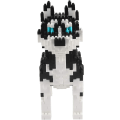 Miniatyrbild 4 av 5: Mikrobyggstenar Mini Husdjur Byggstenar Leksaker för barn Husky