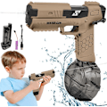 Miniatyrbild 1 av 5: Elektrisk vattenpistol för vuxna barn, automatisk vattenpistol, automatisk vattenpistol, sommarvattensporter, vattenleksaker