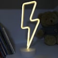 Miniatyrbillede 5 af 5: LED Neon Skilt Soveværelse Dekorativt Natlys Indendørs Belysning Batteri og USB Drevet Lampe (Varm Hvid Blinkende)